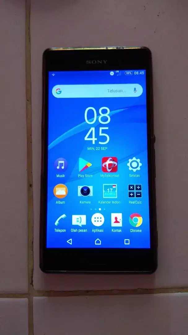 Dijual Sony Z3 Big minus layar atau Lcd rusak