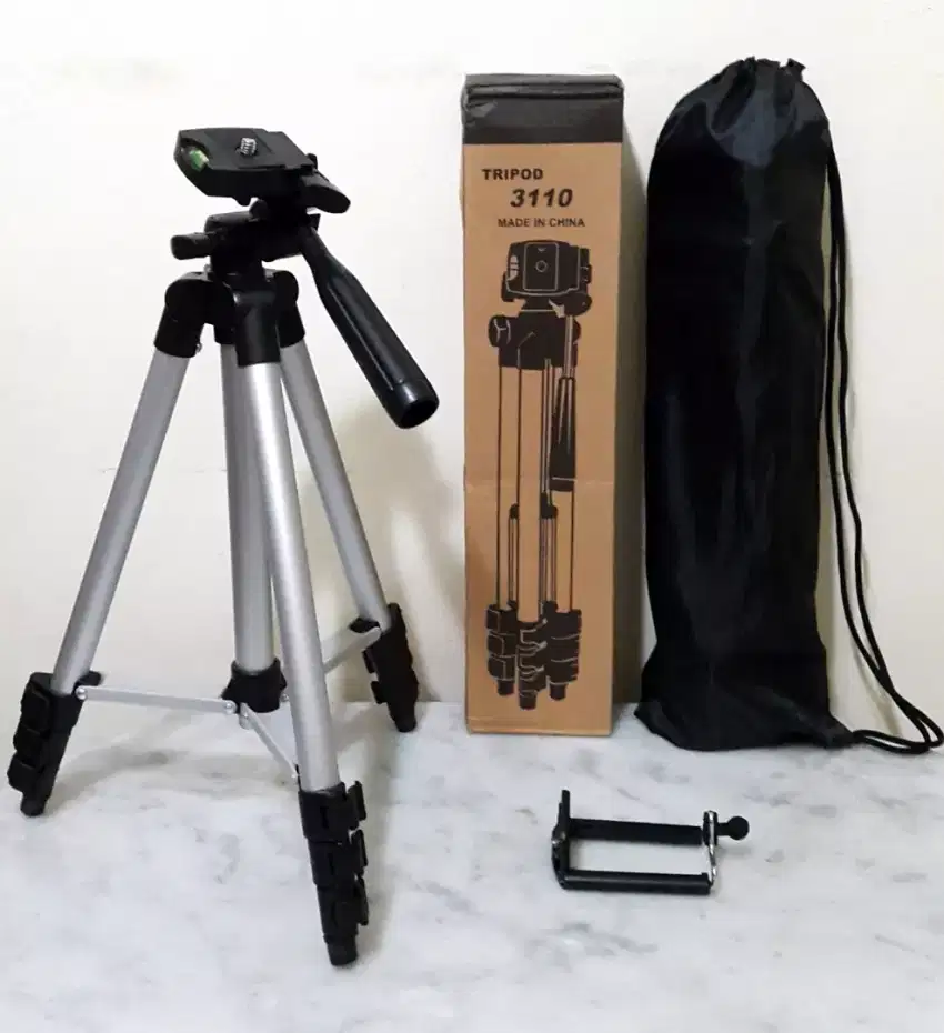 Tripod Metal Silver utk Kamera