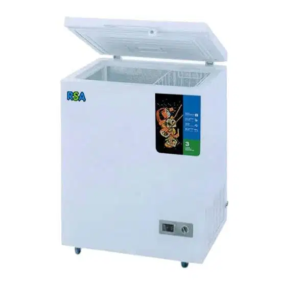Harga nego FREEZER RSA CF-110 / CF 100 FROZEN FOOD 100 LITER ORIGINAL