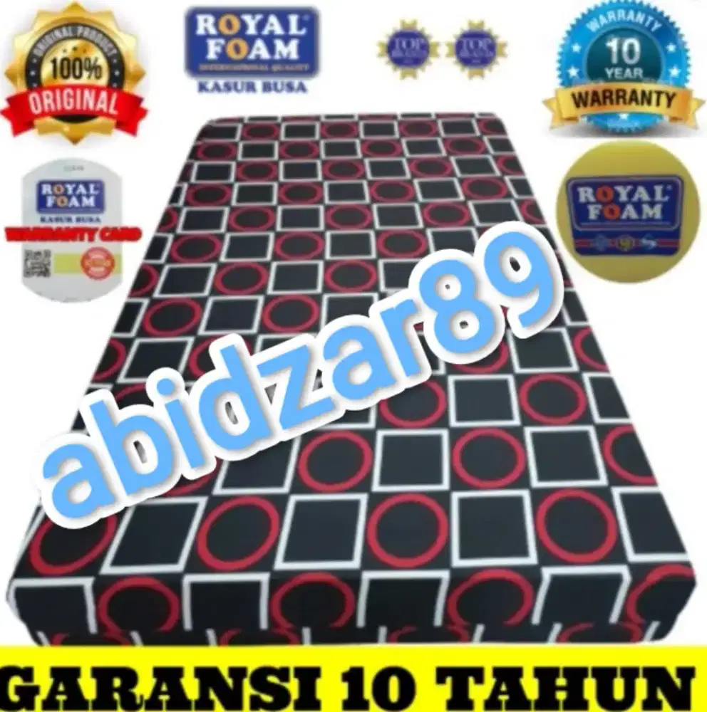 Kasur Busa ORI ROYALFOAM TEBAL20CM -FREE ONGKIR PEMBELIAN DIATAS 5PC)