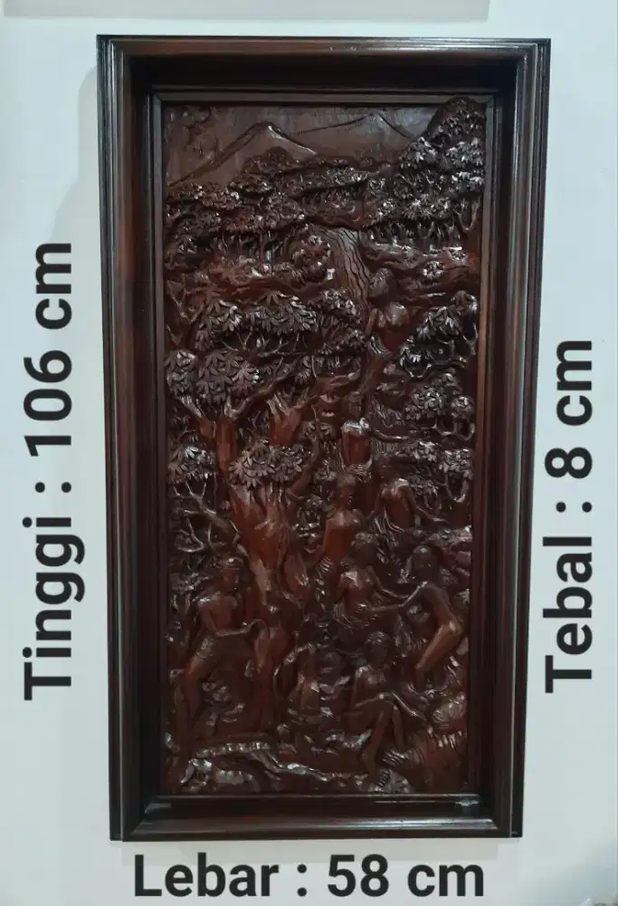 RELIEF JAKA TARUB & 7 BIDADARI.