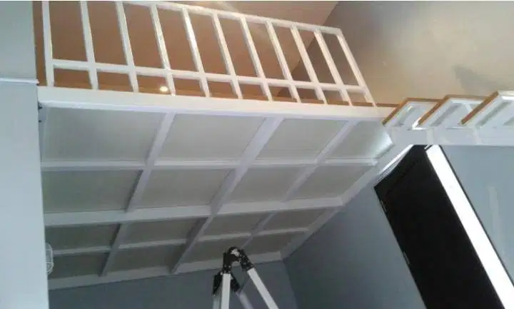 Mezanine indoor untu kamar tidur / ruang tambahan lebih murah dari dak