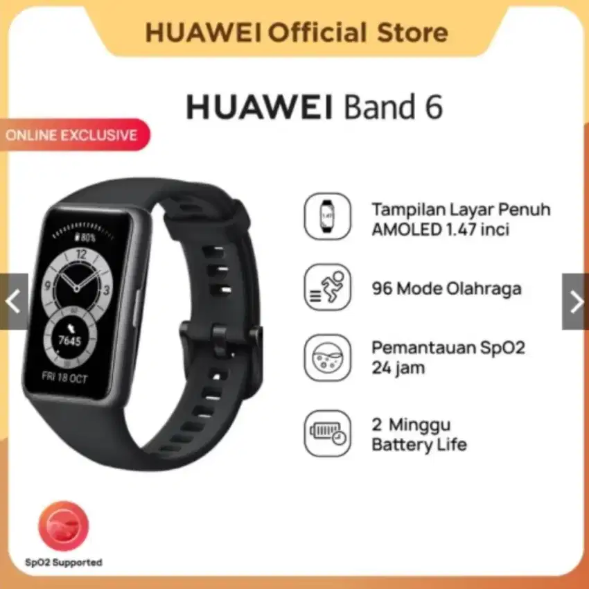 SR Smart Band Huawei Band 6 SpO2