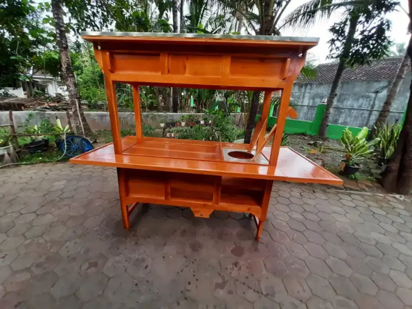 Rombong Gerobak angkringan gratis ongkir bayar COD area SIDOARJO 04
