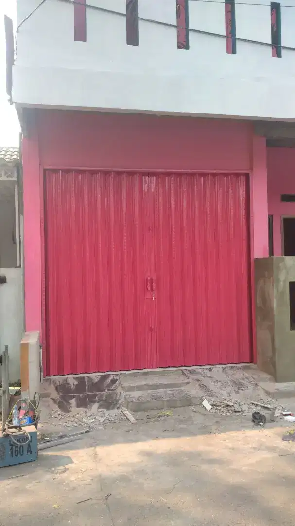 Roling door folding gatte