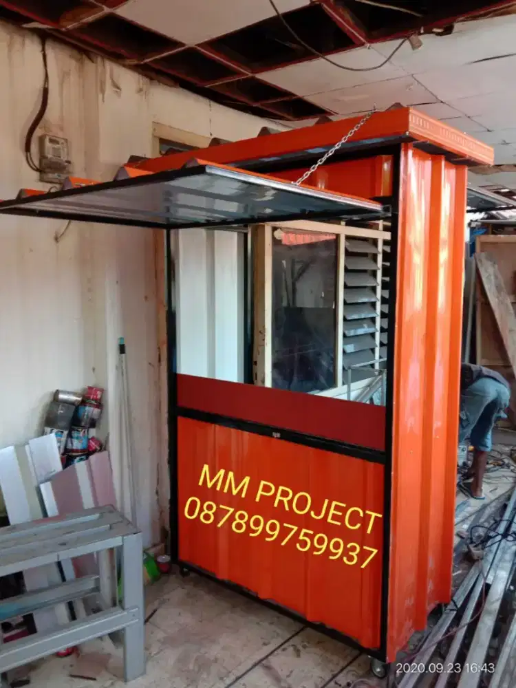 Gerobak dagang booth kontainer rombong warung