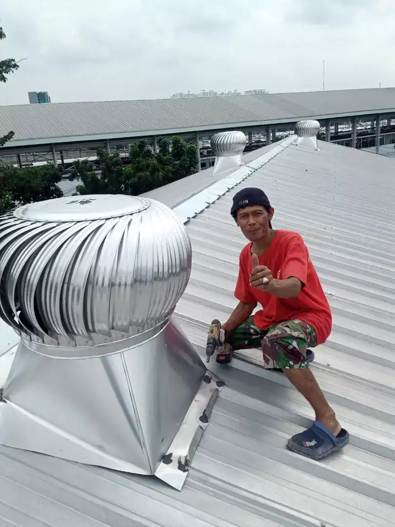 Siap Pasang ventilator angin/atap