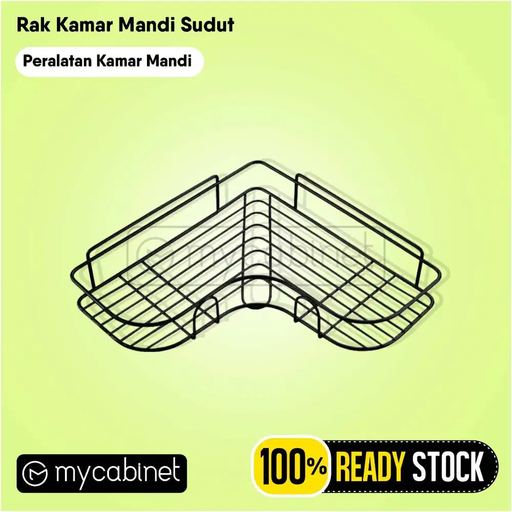 Rak Sudut Kamar Mandi Dapur Stainless Steel Organizer Rack Berkualitas