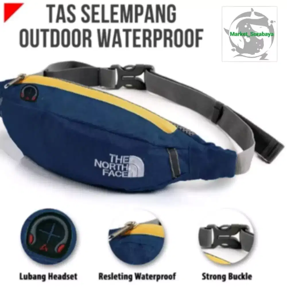 Tas Selempang Pria Outdor , Waist Bag Waterproof