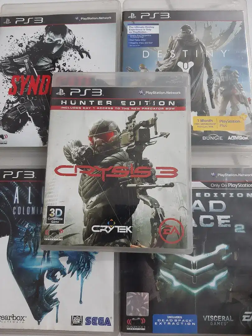 Paket 5 Kaset Game BD PS3 Seperti Gambar