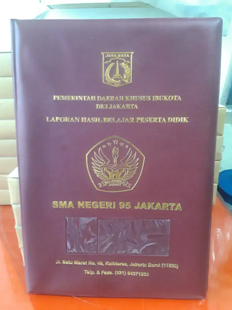 sampul raport sekolah,sampul pasport dll