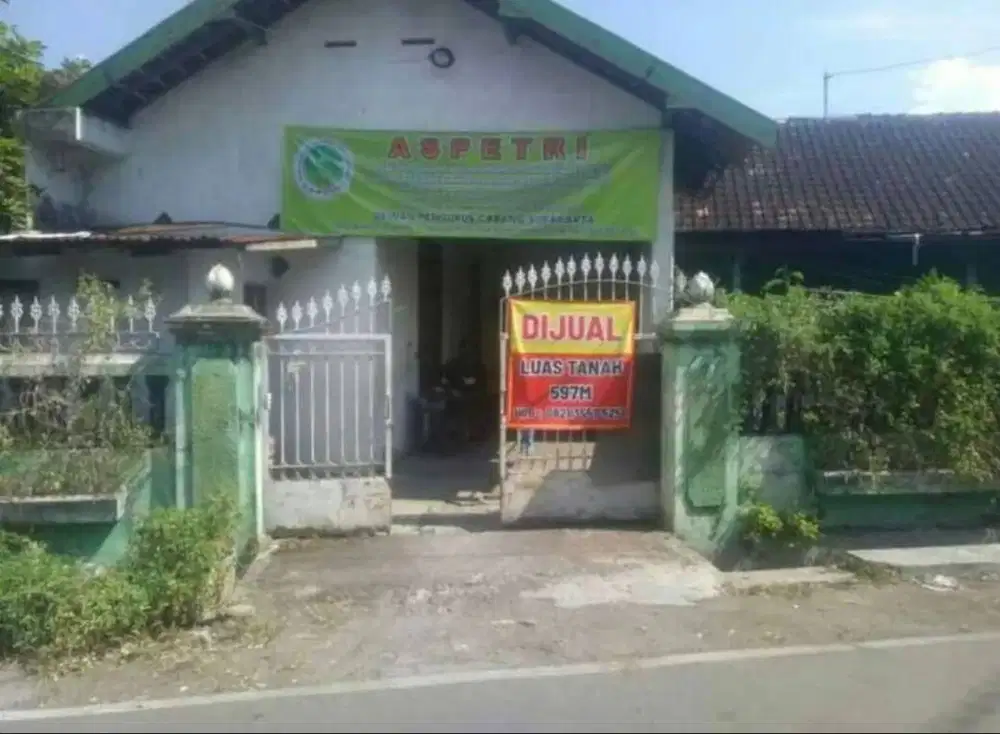 Dijual Rumah Hitung Tanah
