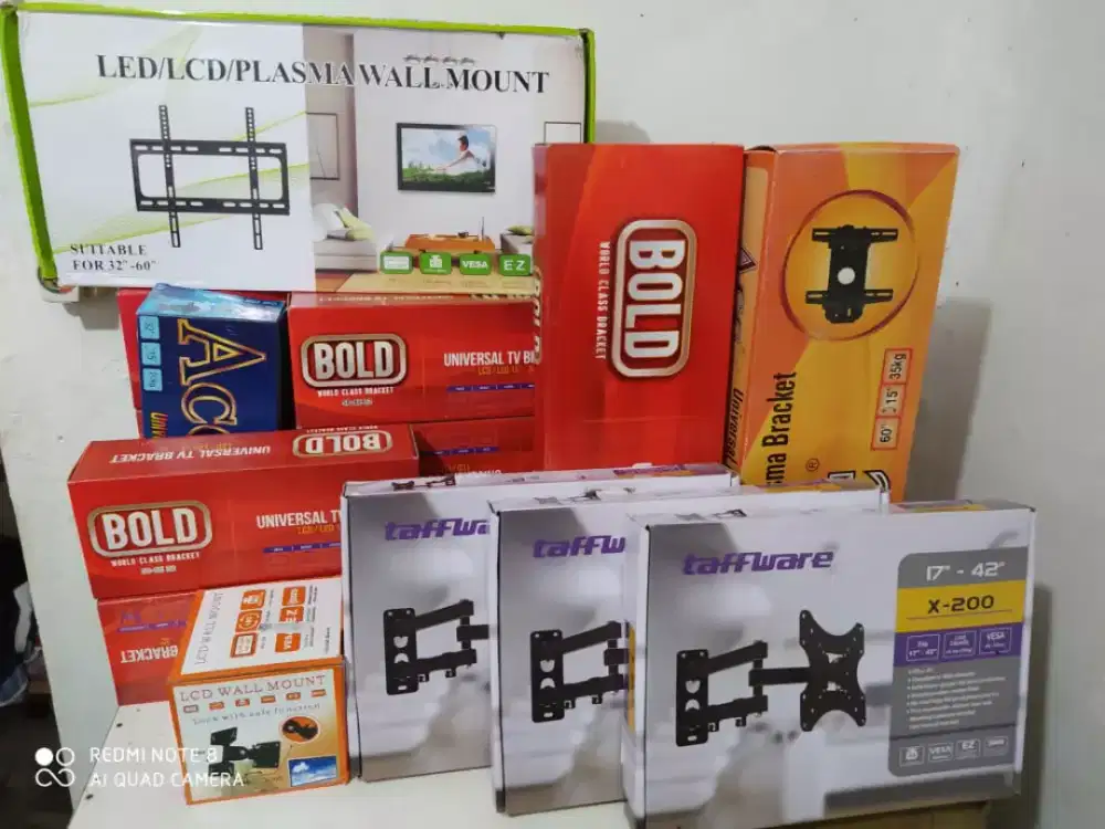 Aneka bracket/ braket / breket tv dan pasang