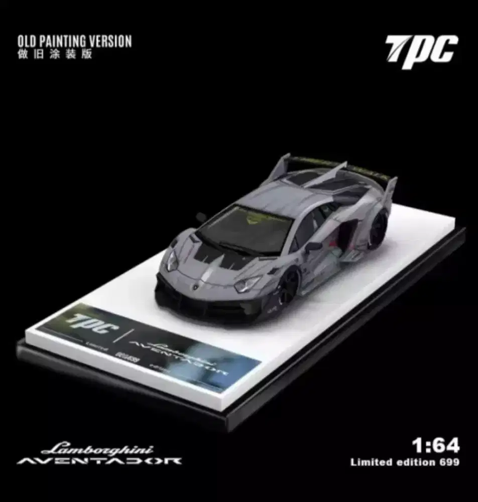 Rare Item!!! TPC Lamborghini Aventador LP700 GT Evo Combat Grey