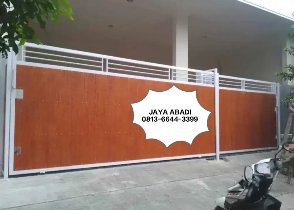 Pintu pagar motif grc 13