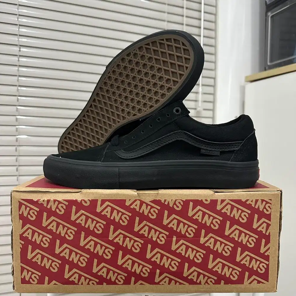 Vans Old Skool Pro Blackout (ada minus)