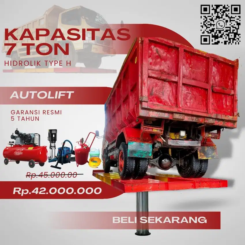 Hidrolik cuci truk/kapasitas 7 ton