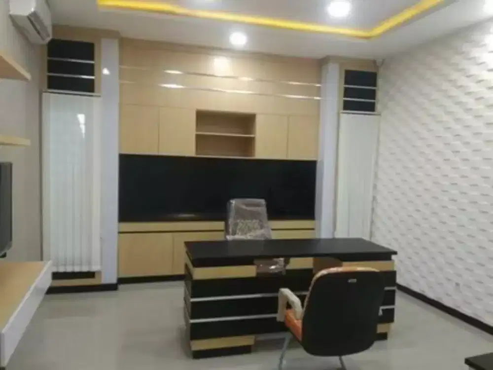 meja kantor minimalis elegant