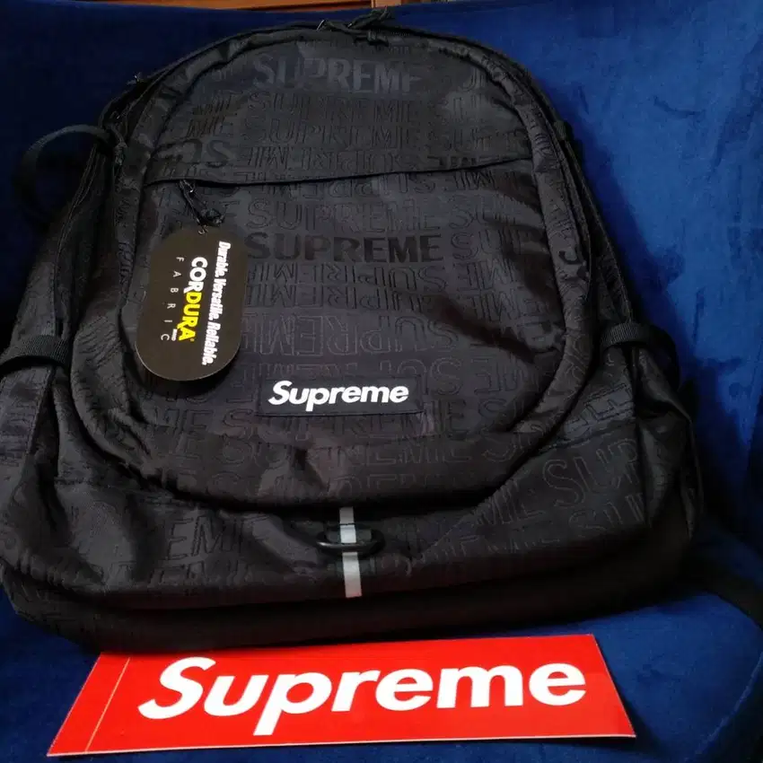 Tas ransel Supreme bagpack ss19 black