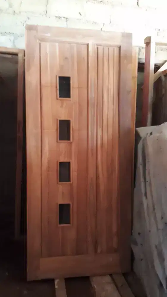 pintu jati kering kamar redy