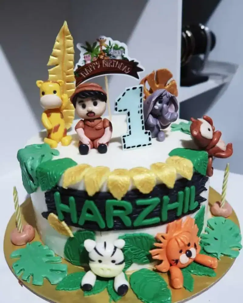 Bolu ultah zoo kebun binatang