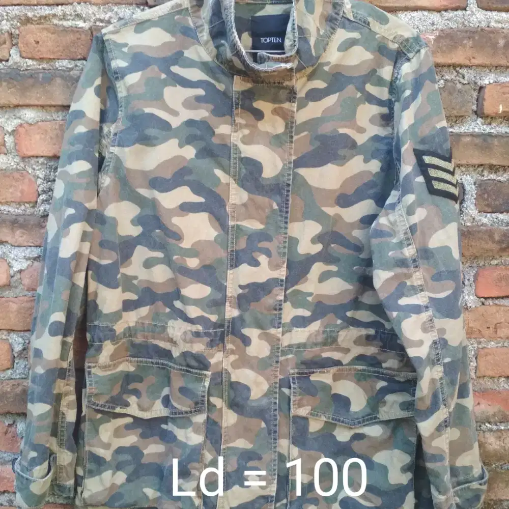 Jaket army  camo