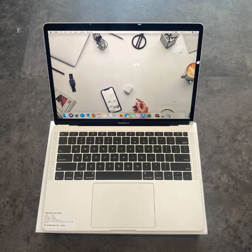 Macbook Air 2018 RAM 8/128 GB - Silver