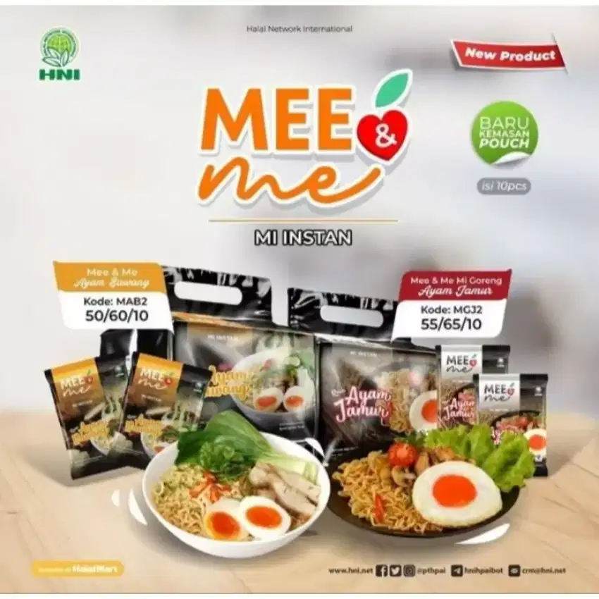 Mee & Me HNI, Mie instan aman dan halal, non MSG dan Glutenless