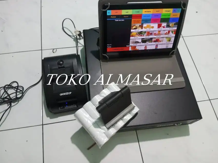 Tablet Mesin KASIR Cafe Resto ANDROID 10inch LIFETIME KOMPLIT Murah