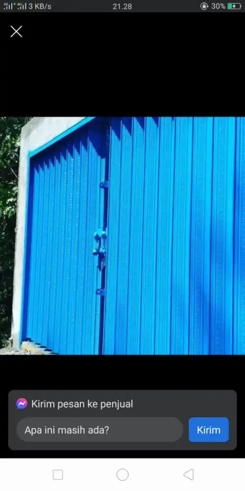 Rolling door polding gate one sheet