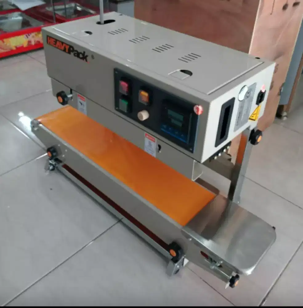 (RUMAH TEKNIK JOGJA)mesin contious band sealer, heavy pack