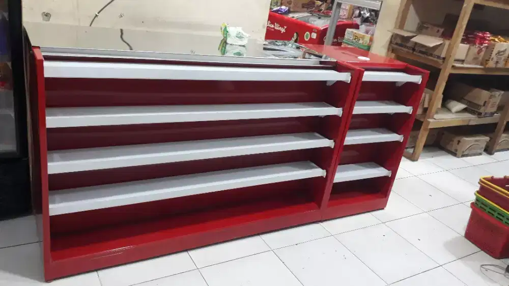 Rak meja kasir standar