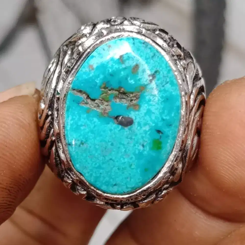Natural Batu Pirus Persia Ngrikil Jadoel