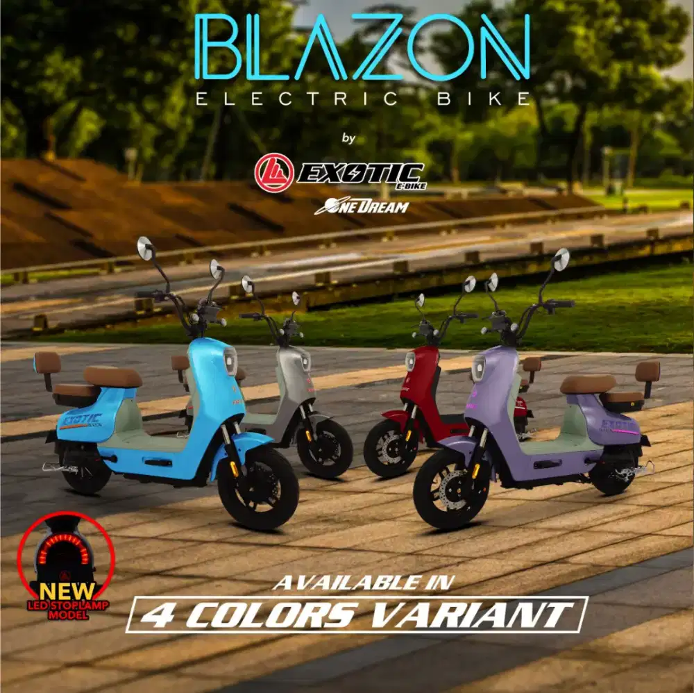 SEPEDA LISTRIK EXOTIC BLAZON (CASH & CREDIT)