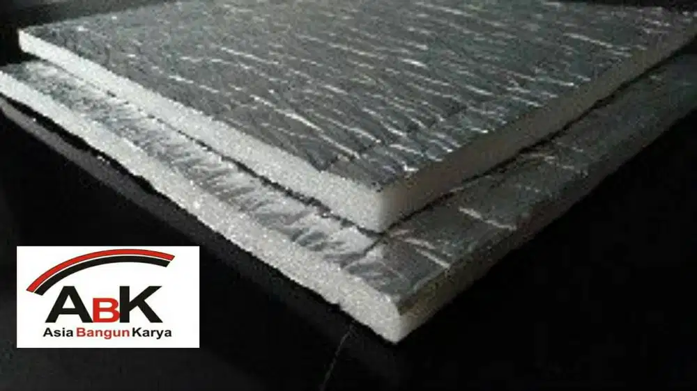 Aluminium Articcell NPE Insulation+jasa pasang (harga sendiri)