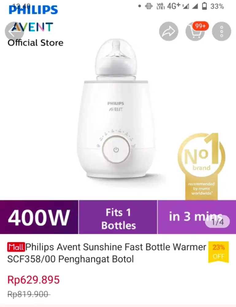 DIJUAL ALAT PENGHANGAT SUSU DAN MPASI