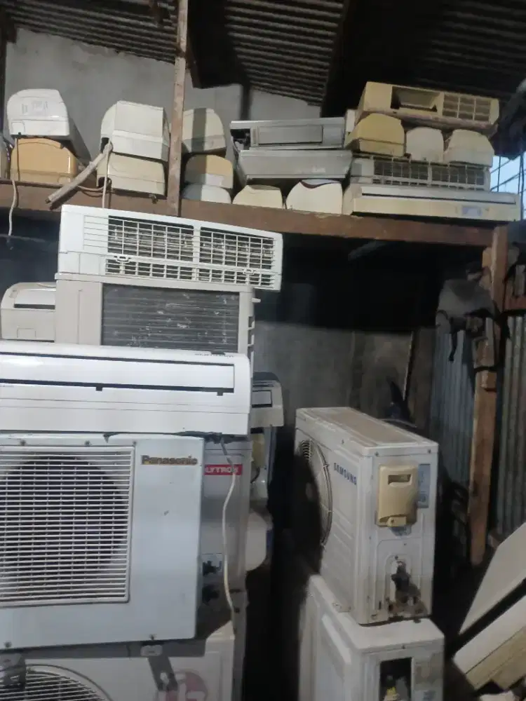 Ac bekas dan elektronik,besi,tembaga dll