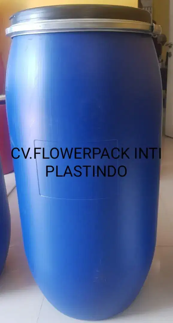 DRUM/TONG INDUSTRI BARU KAPASITAS 150LTR(BLUE COLOR),MINIM ORDER 100PC