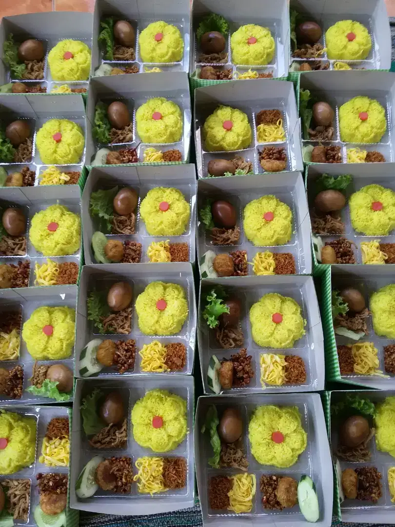 Nasi  kuning  cantik halal