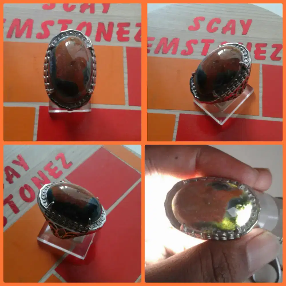 natural batu bacan kembang big size