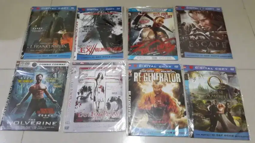 Dijual kaset Dvd film action,drama,horor borongan murah