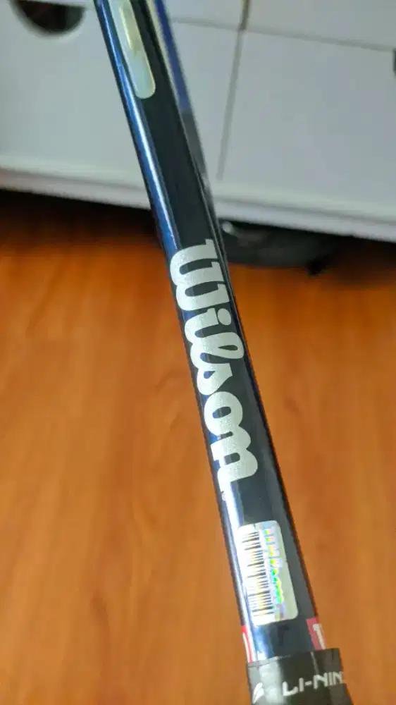 Raket Wilson Aggressor Graphite Titanium (Raket Squash) Olahraga