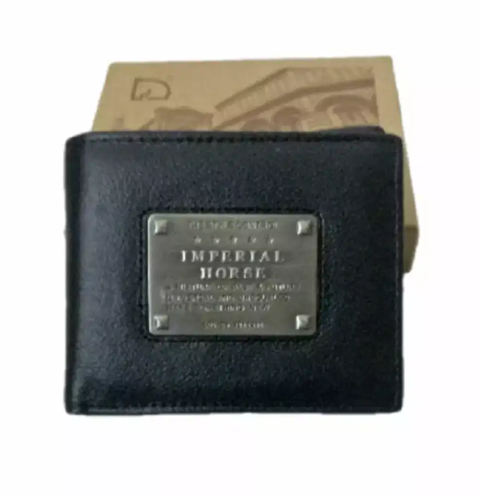 Dompet special edition 3 dimensi Kulit Asli Branded Imperial Horse