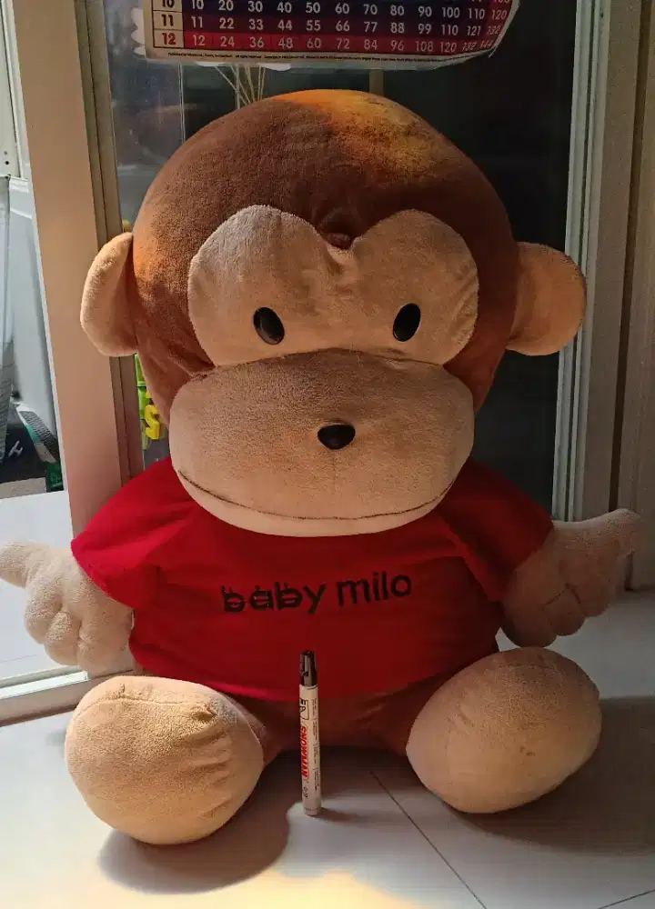 Boneka monyet baby milo jumbo