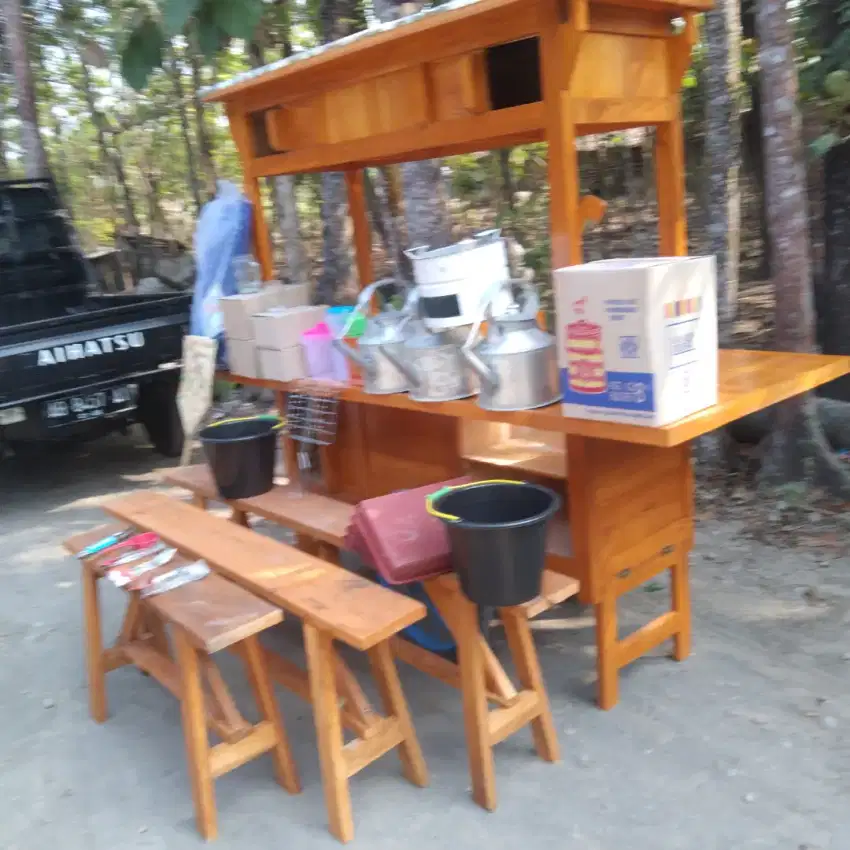 Gerobak angkringan murah