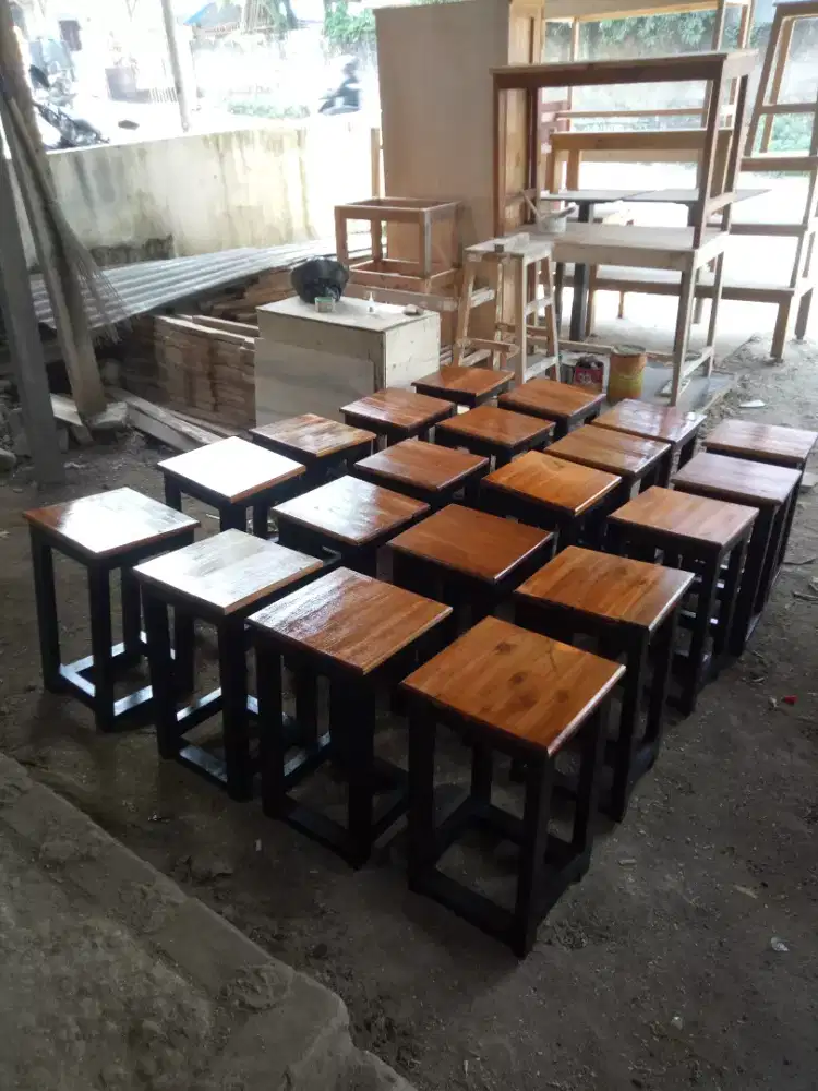 Bangku caffe jati belanda