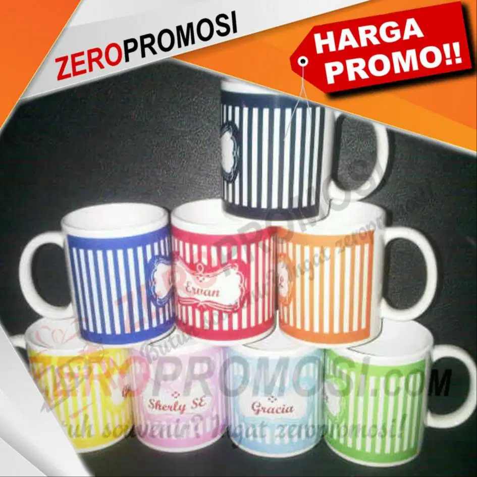 Gelas Custom Satuan & Grosir (Bisa Pakai Foto Sendiri)