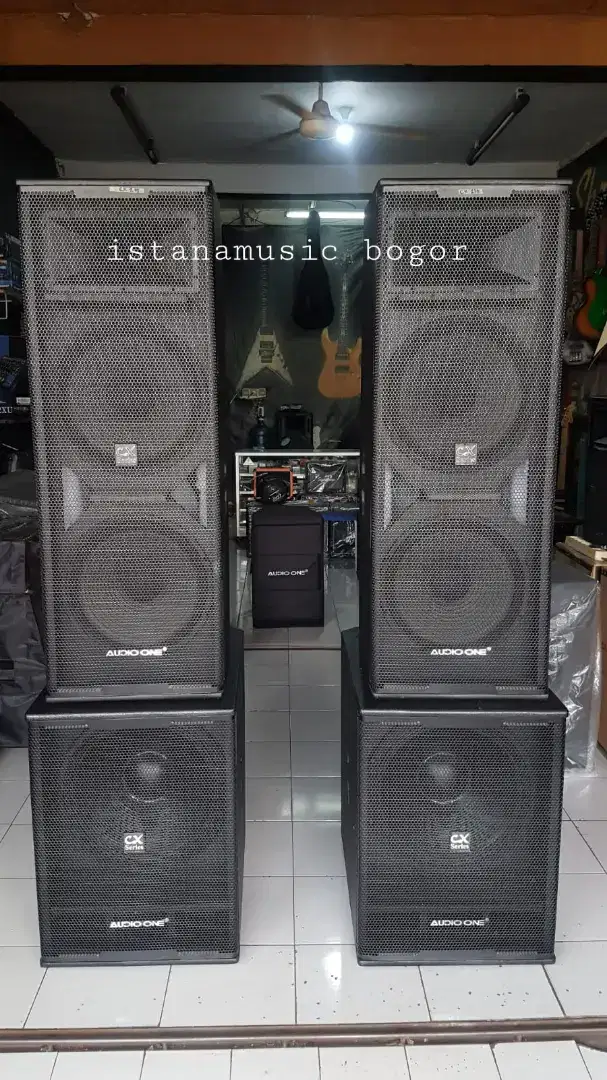 Speaker 3 WAY & 18 inc ACTIVE SUBWOOFER Professional SoundSystem