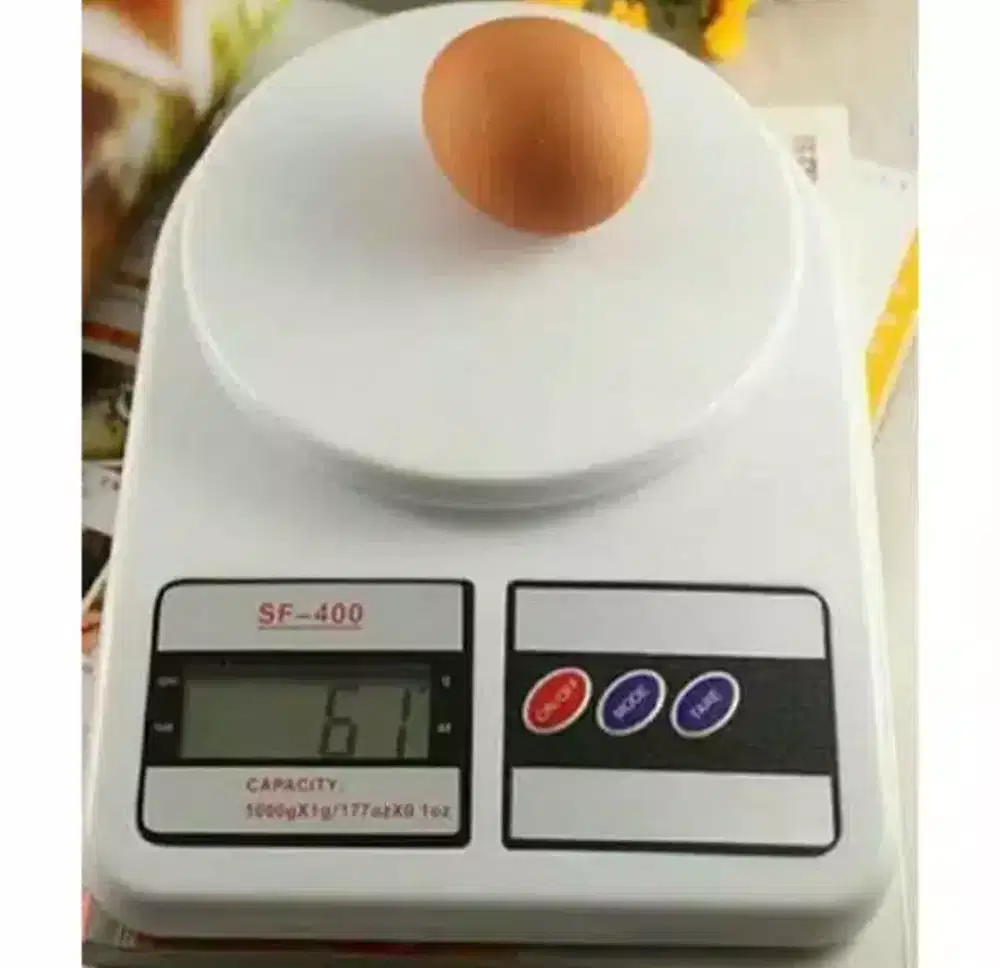 Timbangan digital free baterai 2 pcs