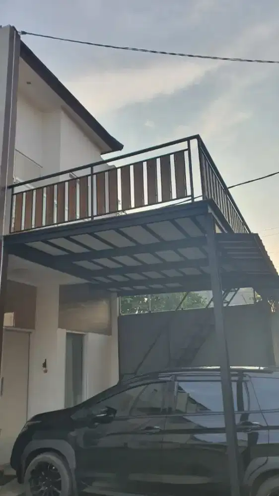 kanopi teras balkon mezanine untuk teras rumah